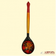 Хохлома.Ложка  18 см, различные мотивы